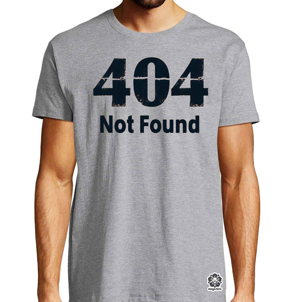 404 not found v8 egyedi póló 
