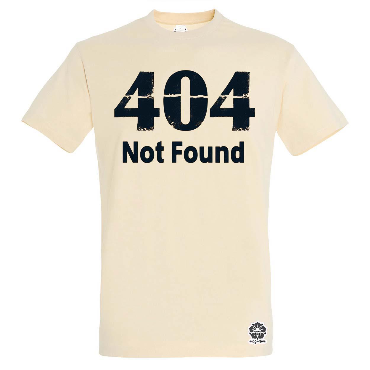 404 not found v8 egyedi póló 