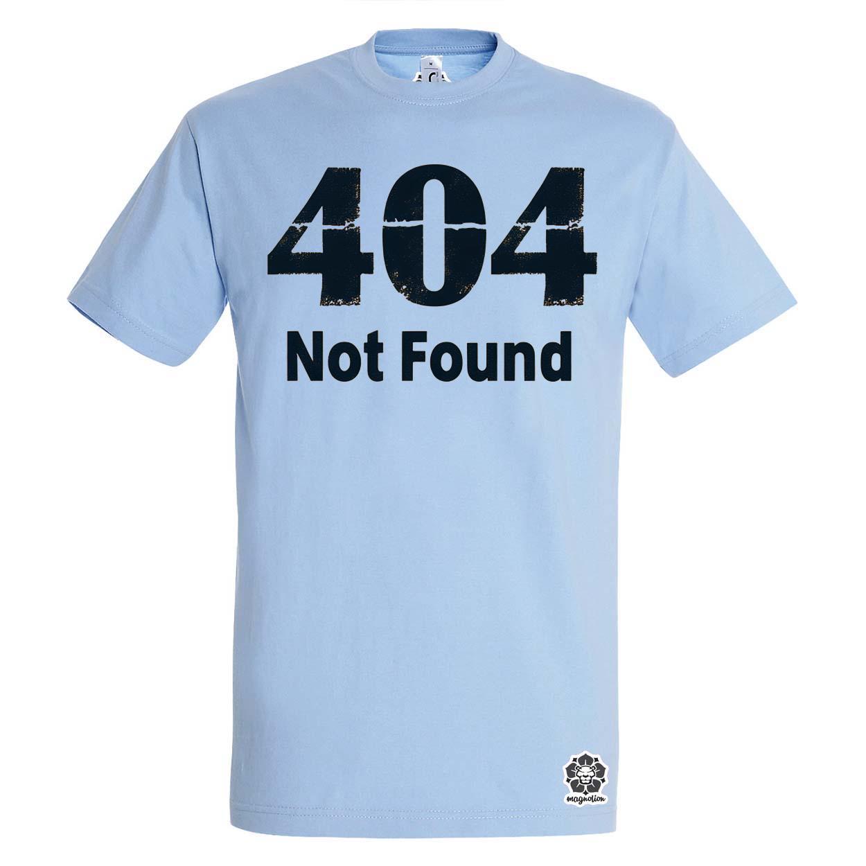 404 not found v8 egyedi póló 
