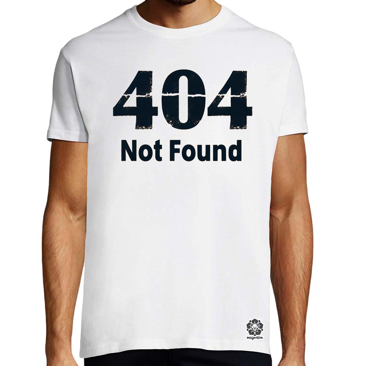 404 not found v8 egyedi póló 