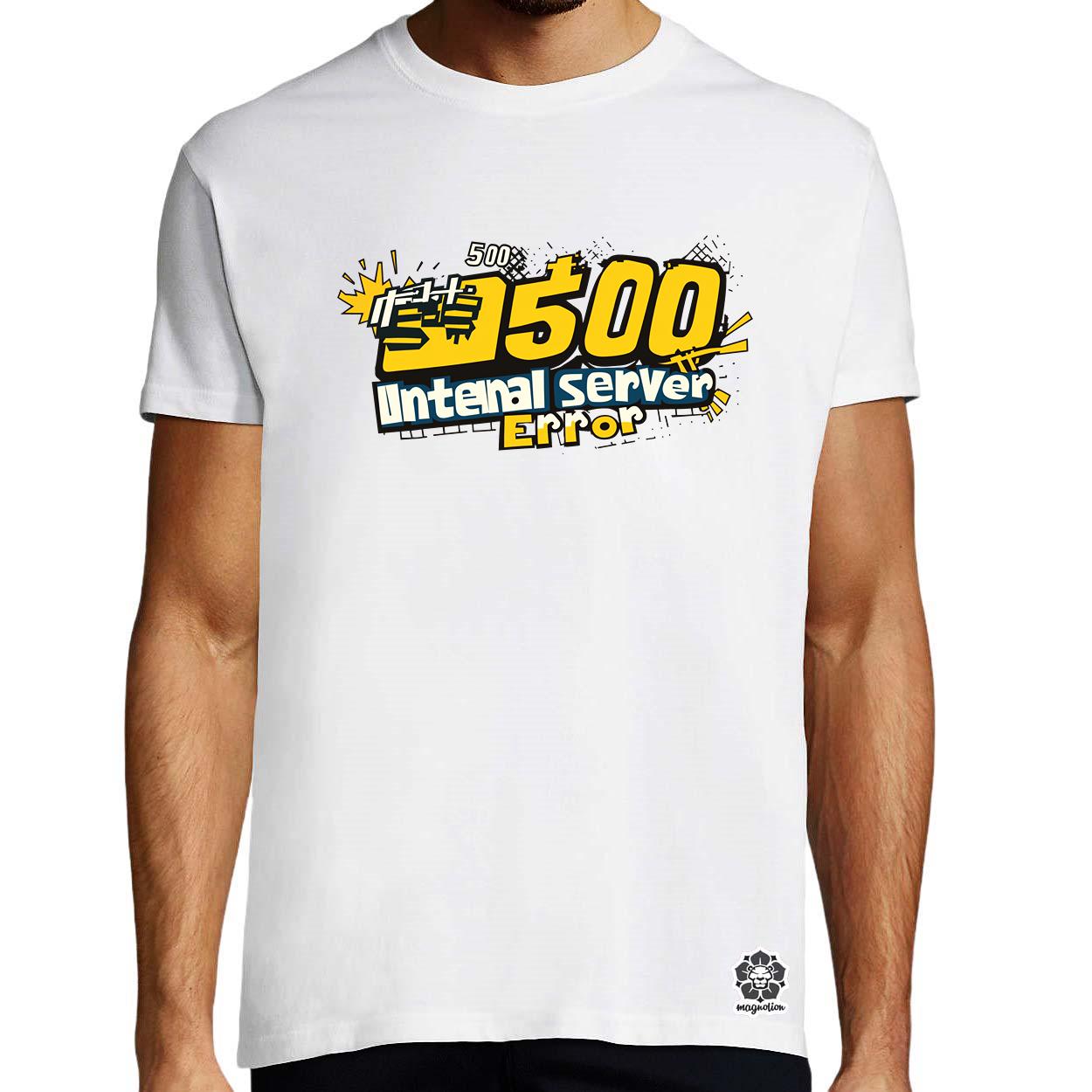 505 server error v8 egyedi póló 