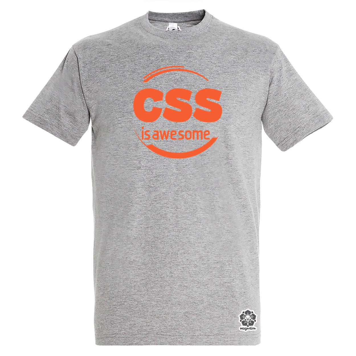 CSS is awesome v10 egyedi póló 