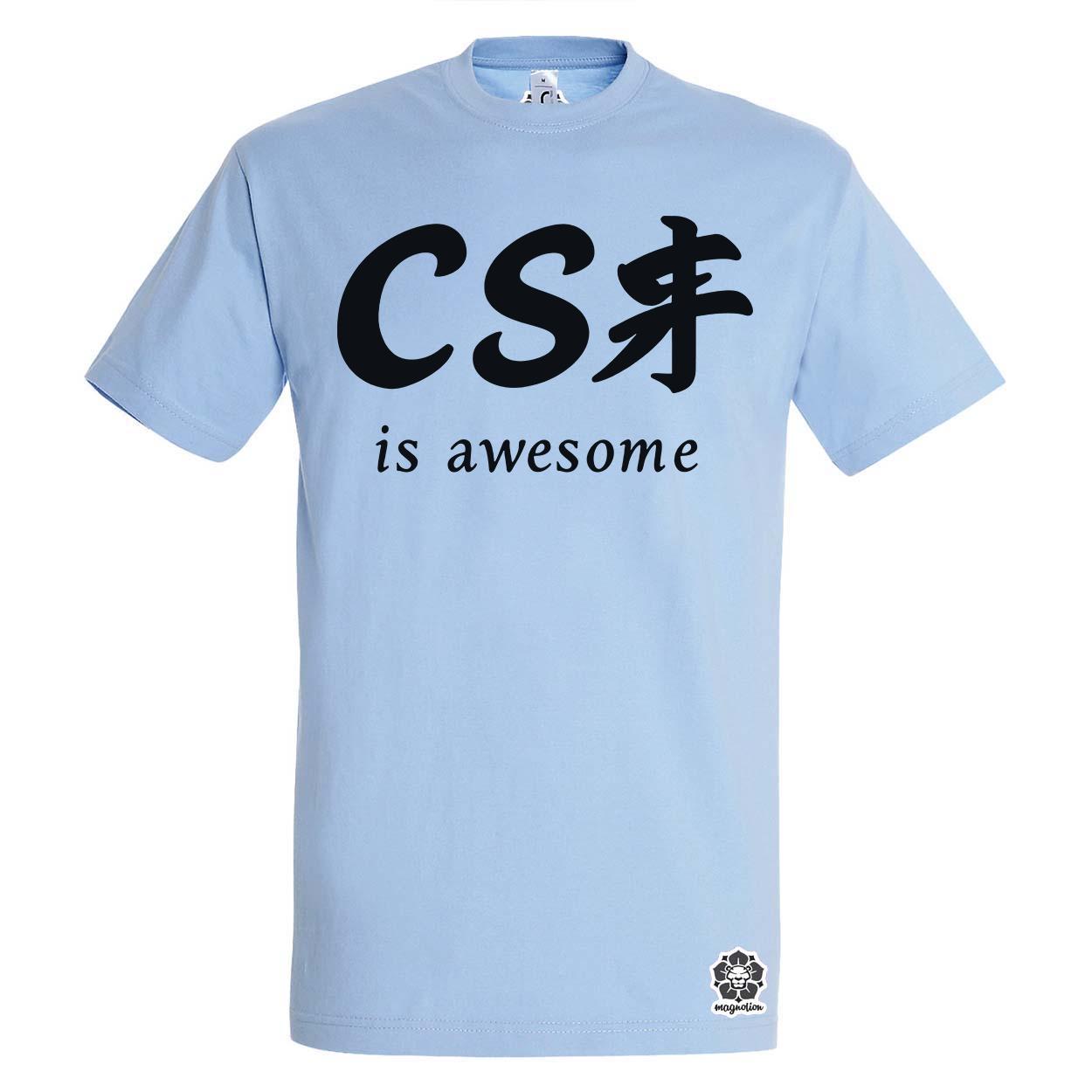 CSS is awesome v8 egyedi póló 