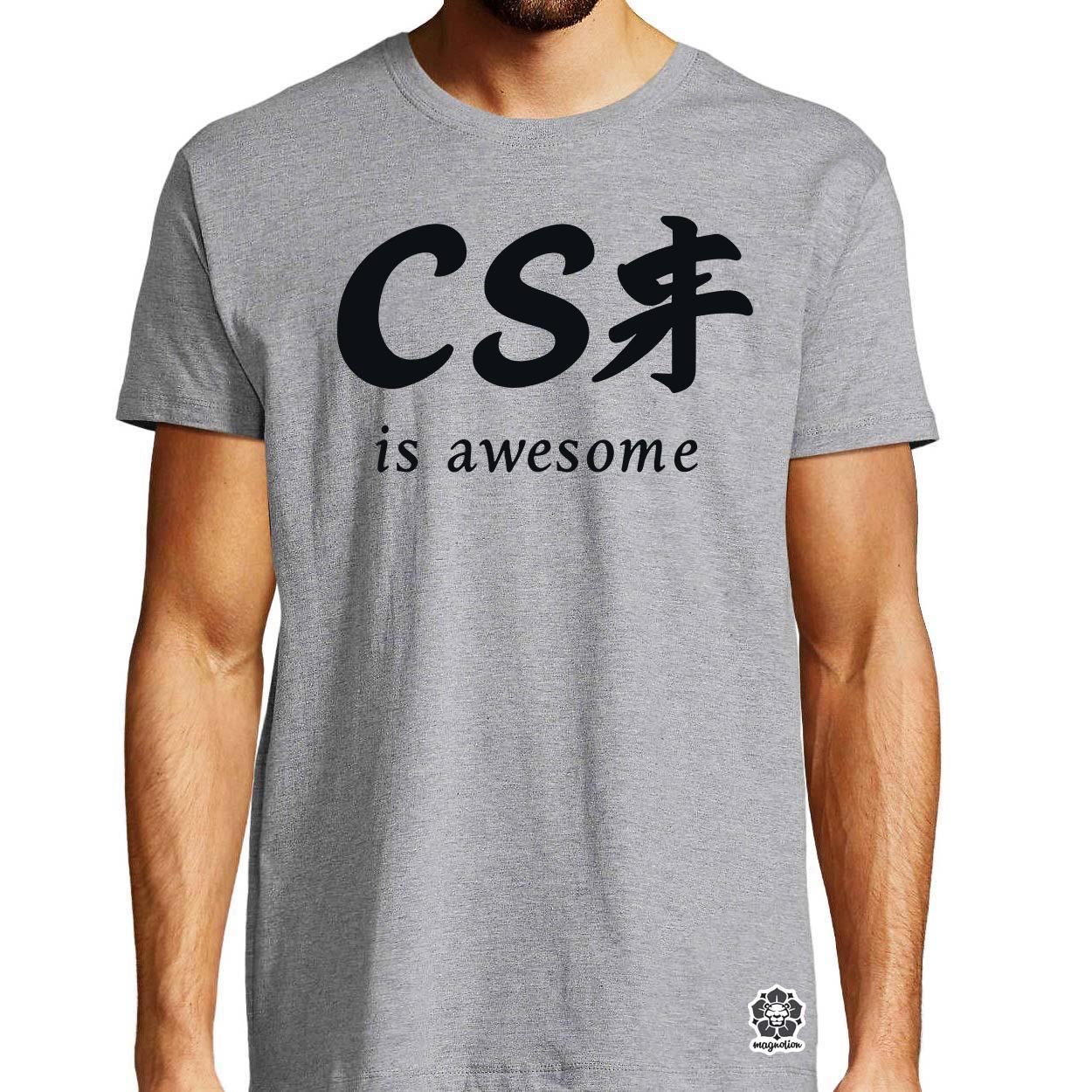 CSS is awesome v8 egyedi póló 