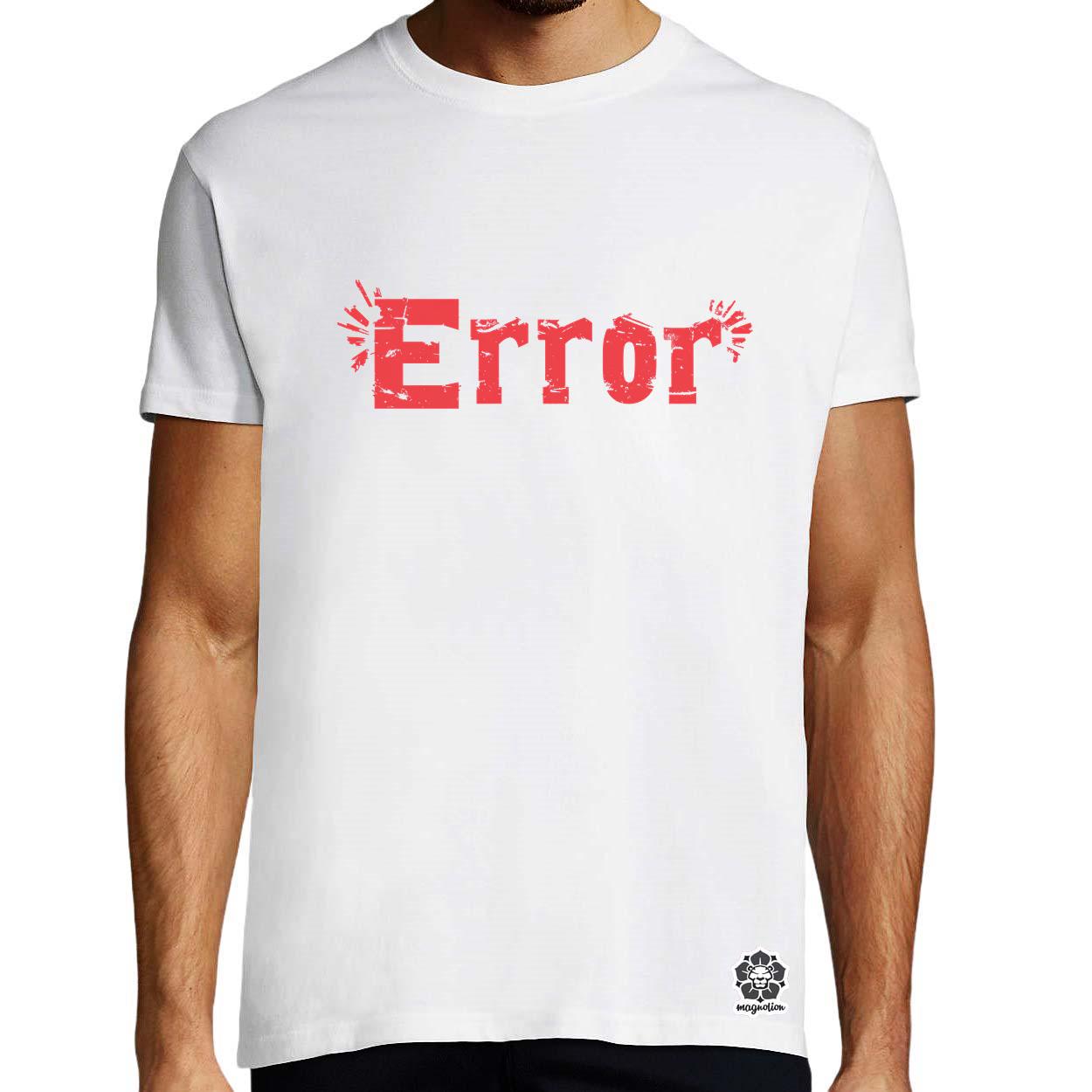 Error v1 egyedi póló 