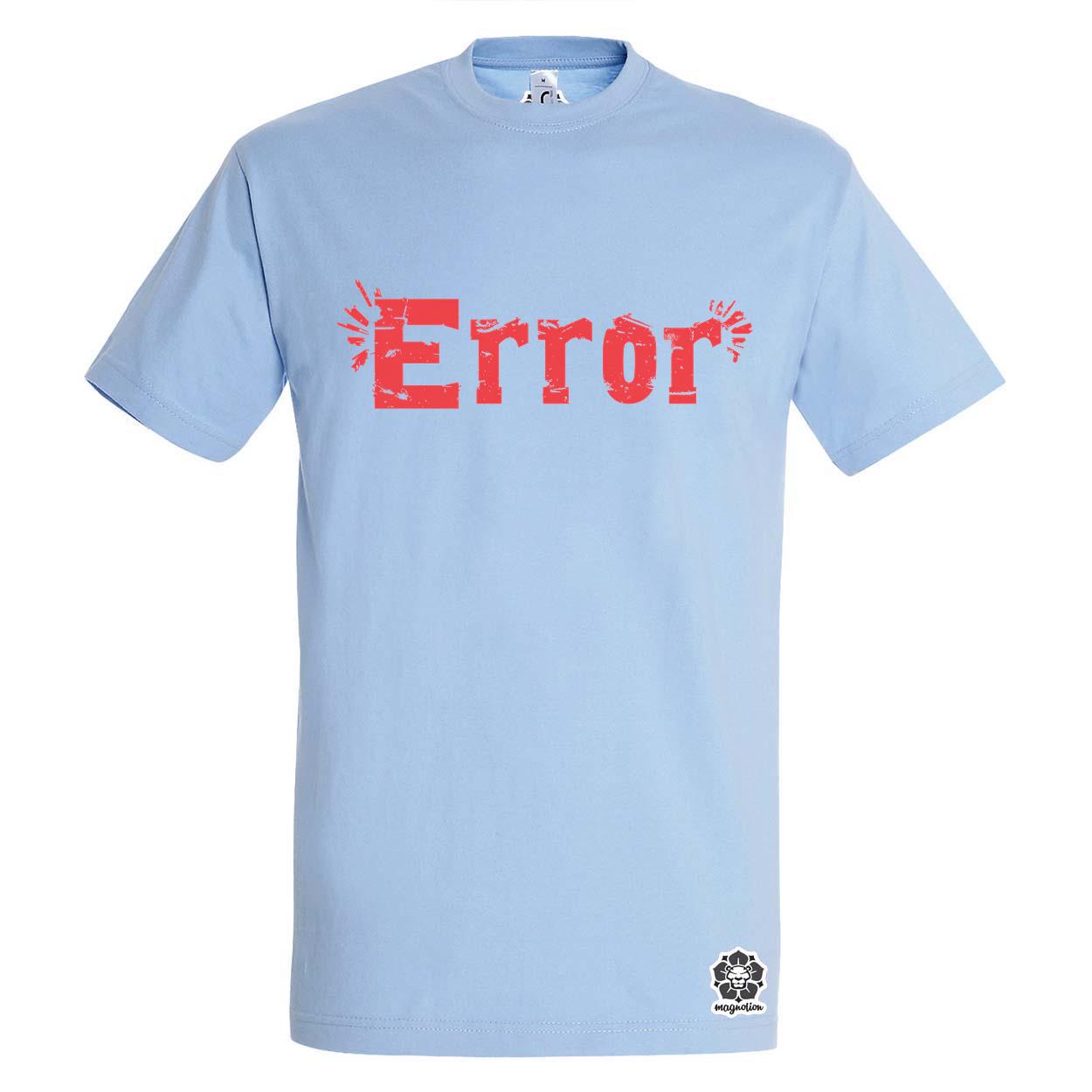 Error v1 egyedi póló 