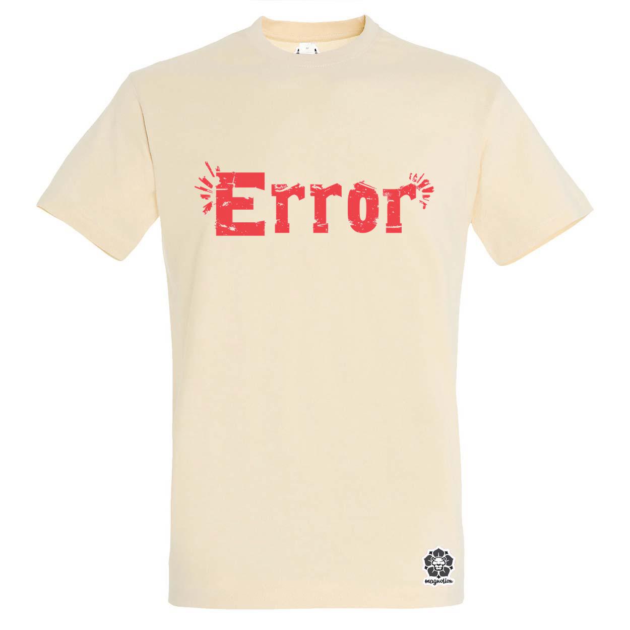Error v1 egyedi póló 