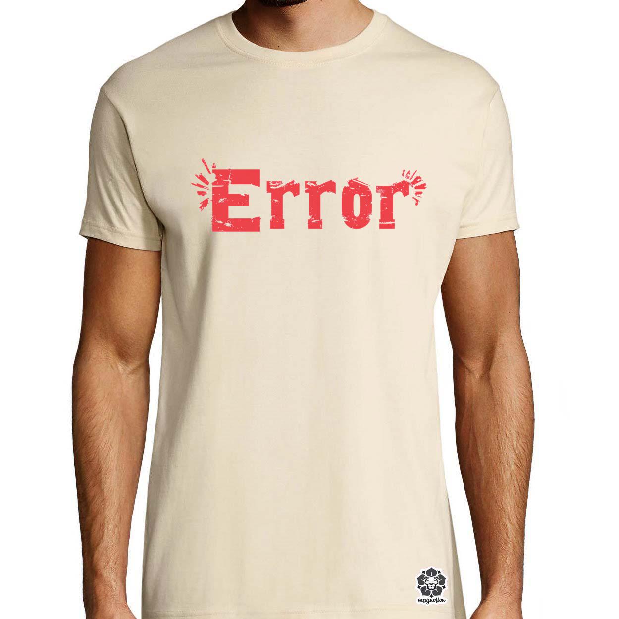 Error v1 egyedi póló 