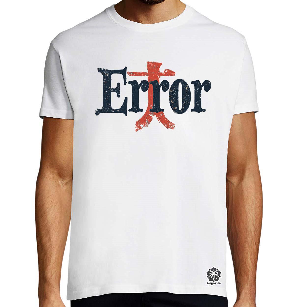 Error v2 egyedi póló 
