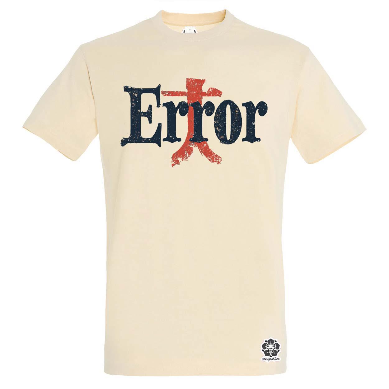 Error v2 egyedi póló 