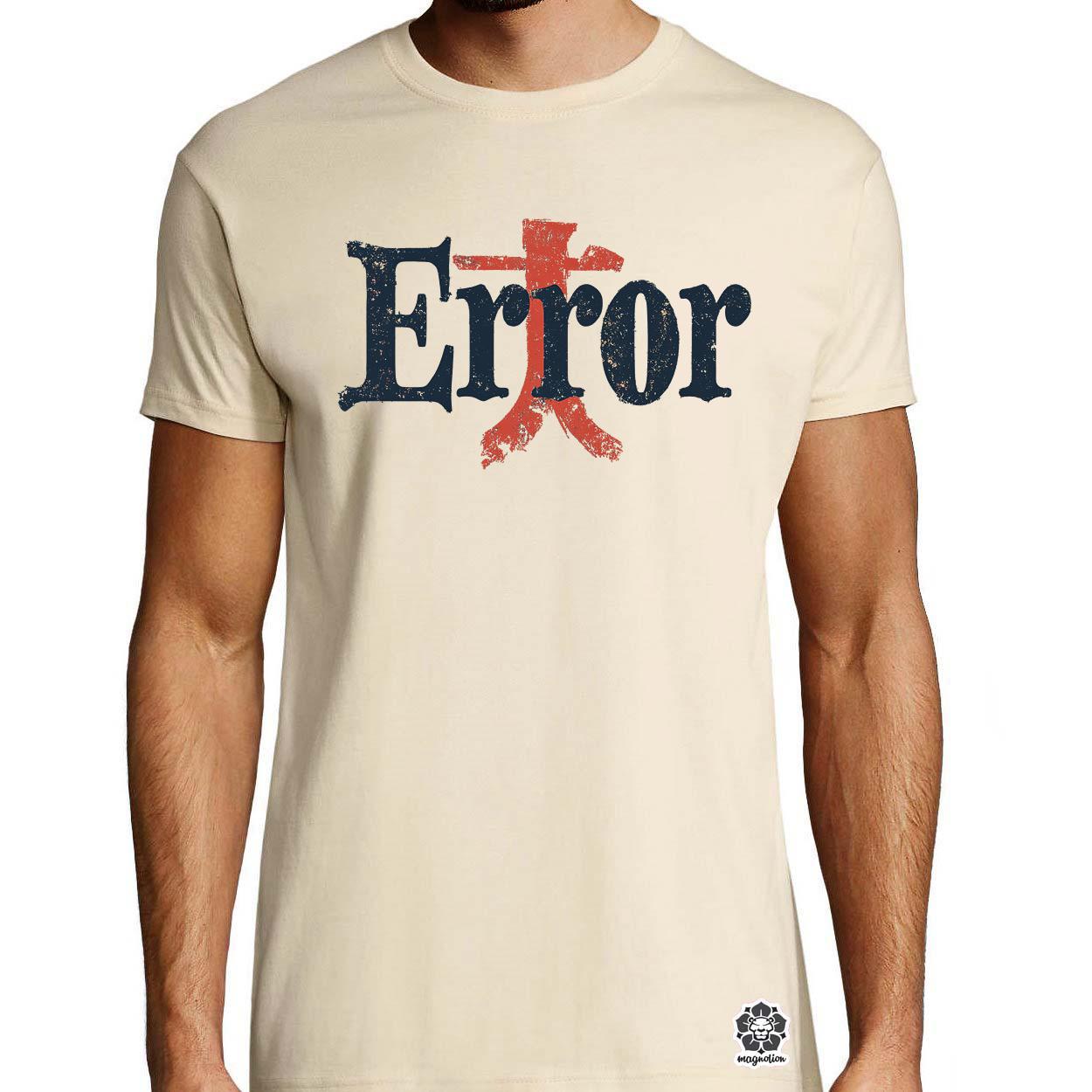 Error v2 egyedi póló 