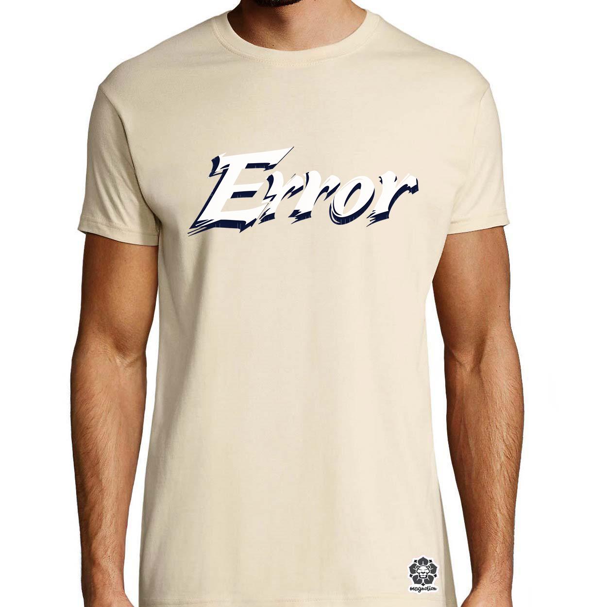 Error v6 egyedi póló 