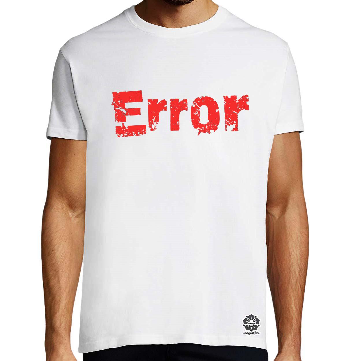 Error v8 egyedi póló 