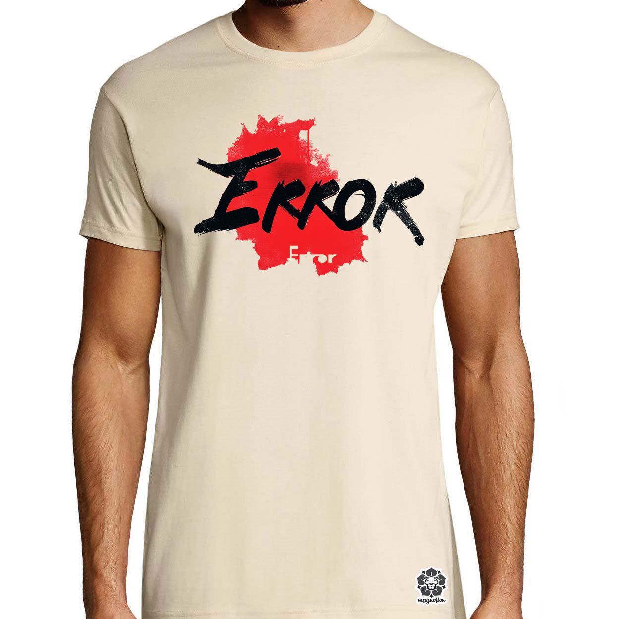 Error v9 egyedi póló 