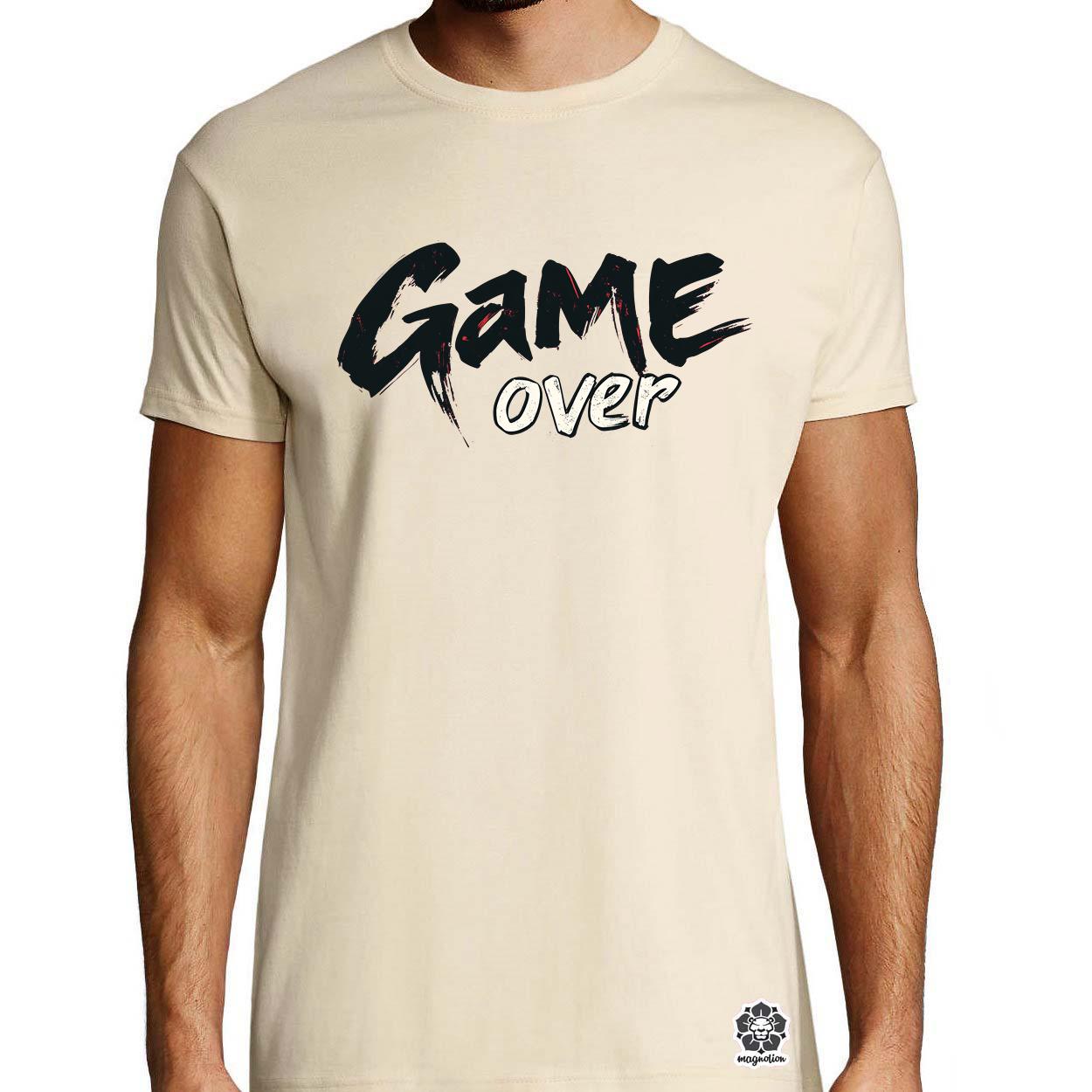 Game over v1 egyedi póló 