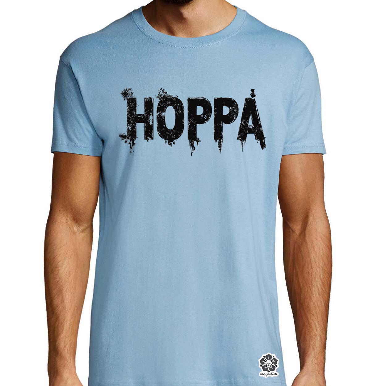 Hoppá v4 egyedi póló 