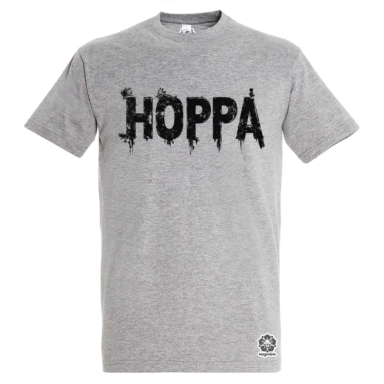 Hoppá v4 egyedi póló 