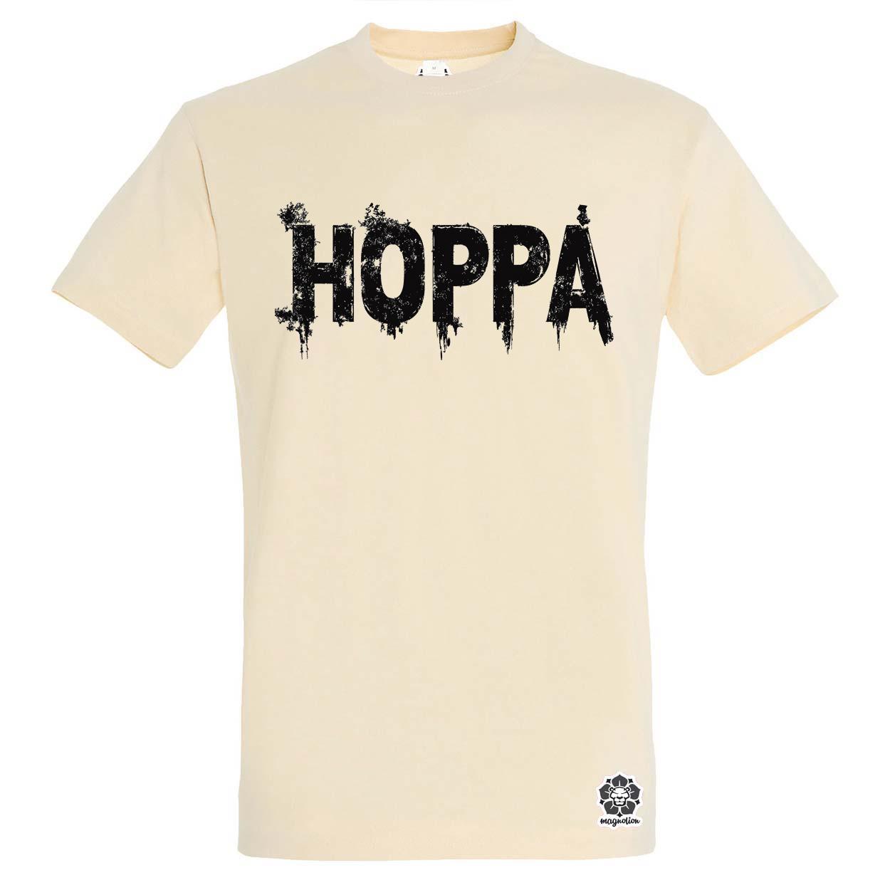 Hoppá v4 egyedi póló 