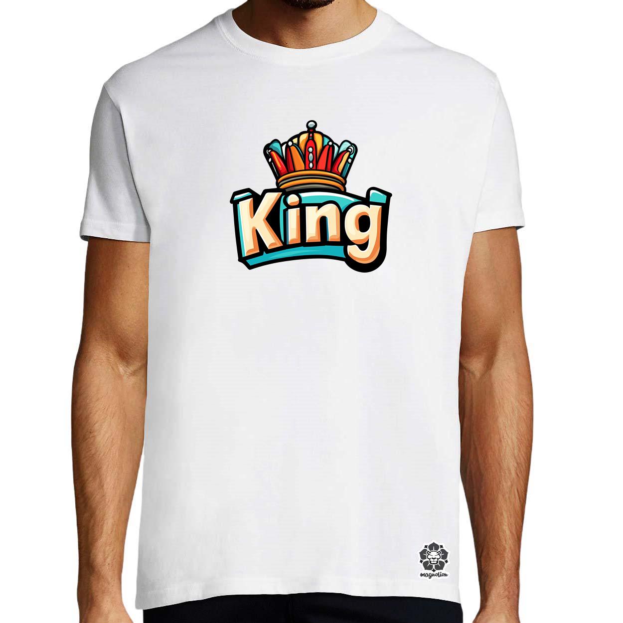 King v10 egyedi póló 