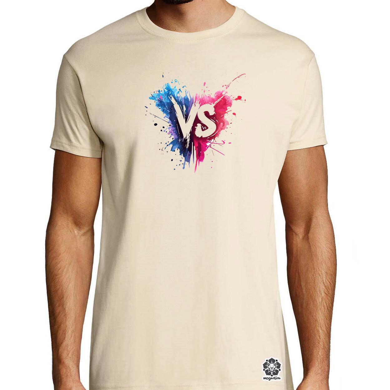 VS felirat v1 egyedi póló 