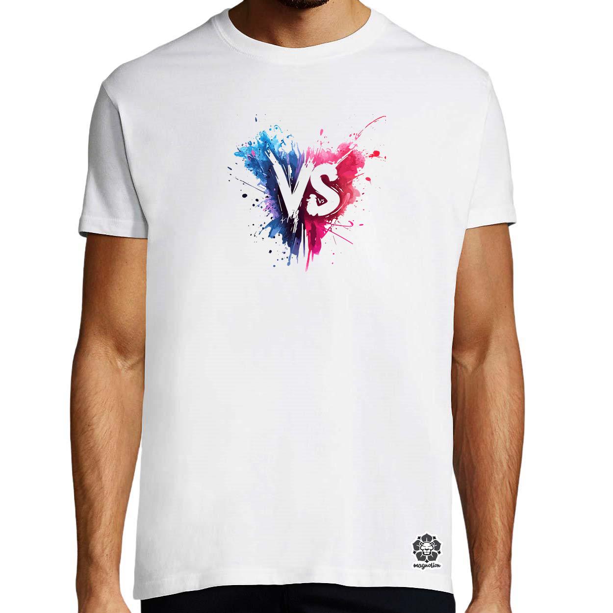 VS felirat v1 egyedi póló 
