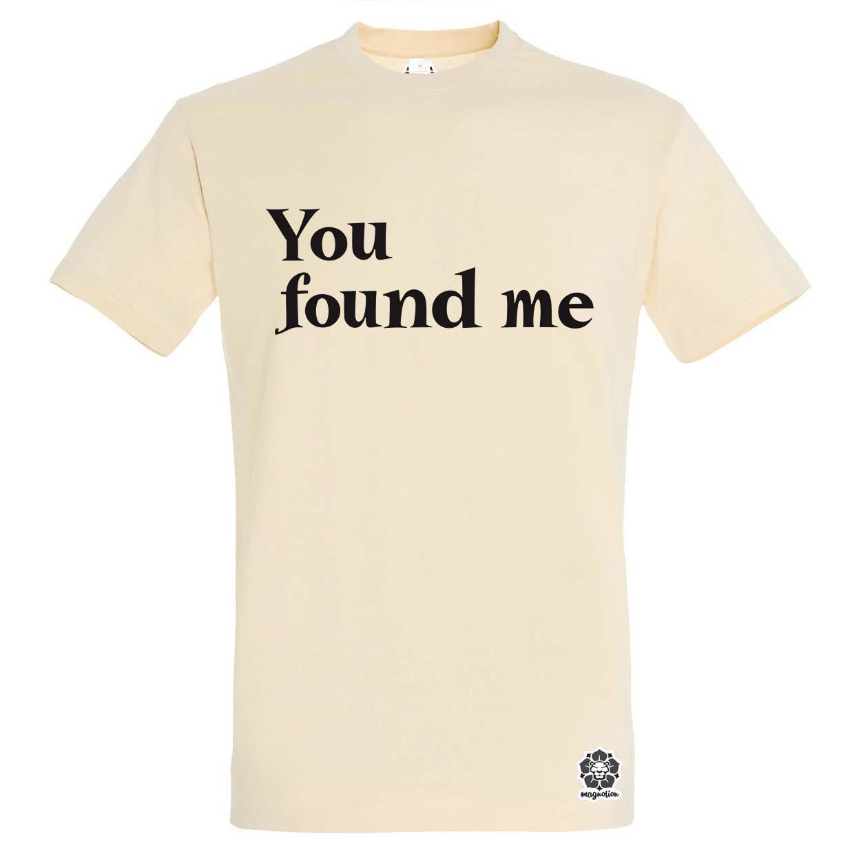 U found me v15 egyedi póló 