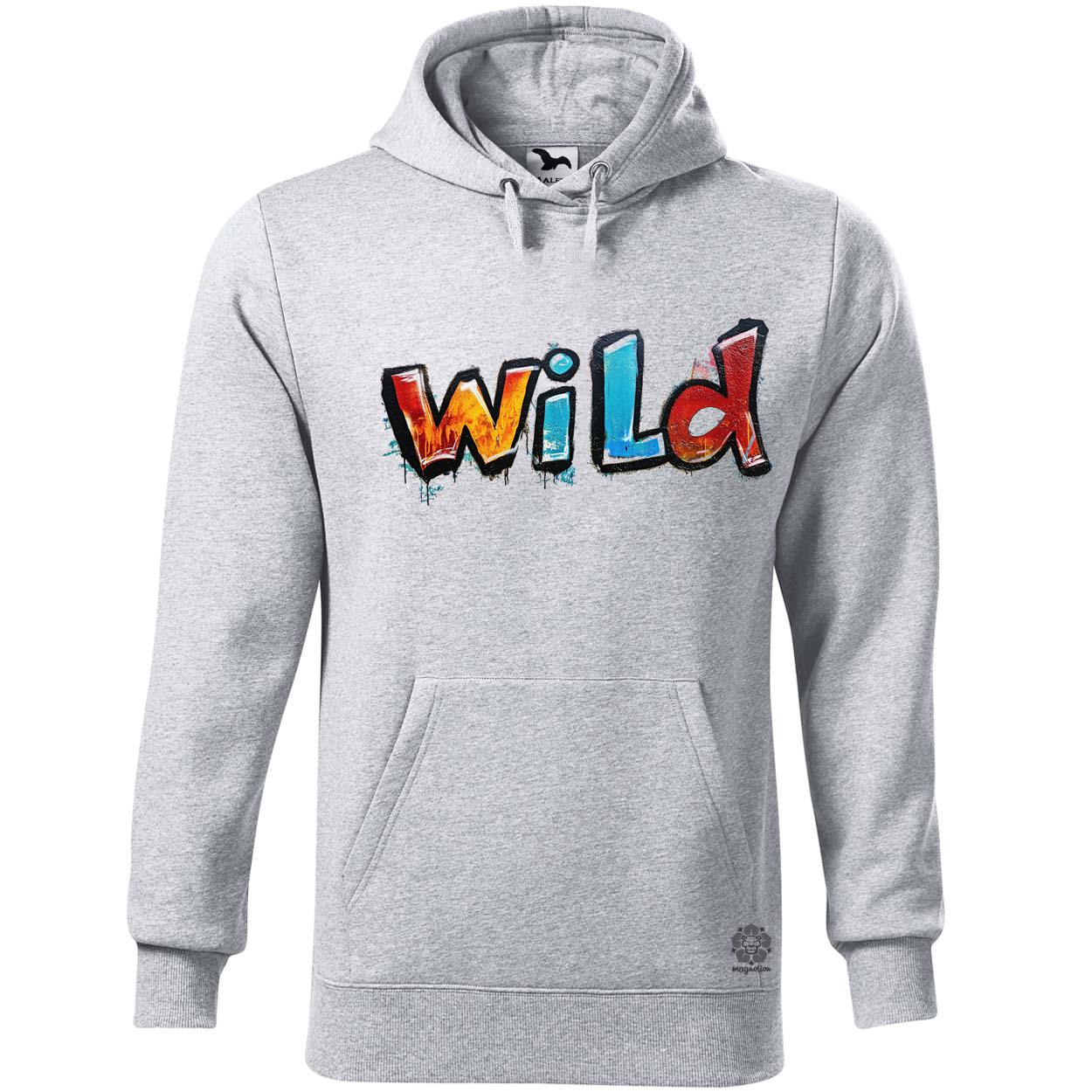 Wild felirat v2 egyedi  pulóver 