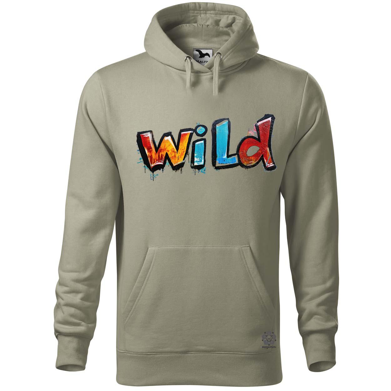 Wild felirat v2 egyedi  pulóver 