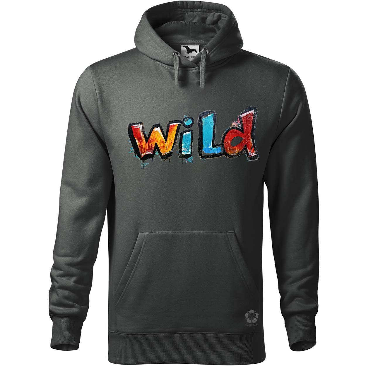 Wild felirat v2 egyedi  pulóver 