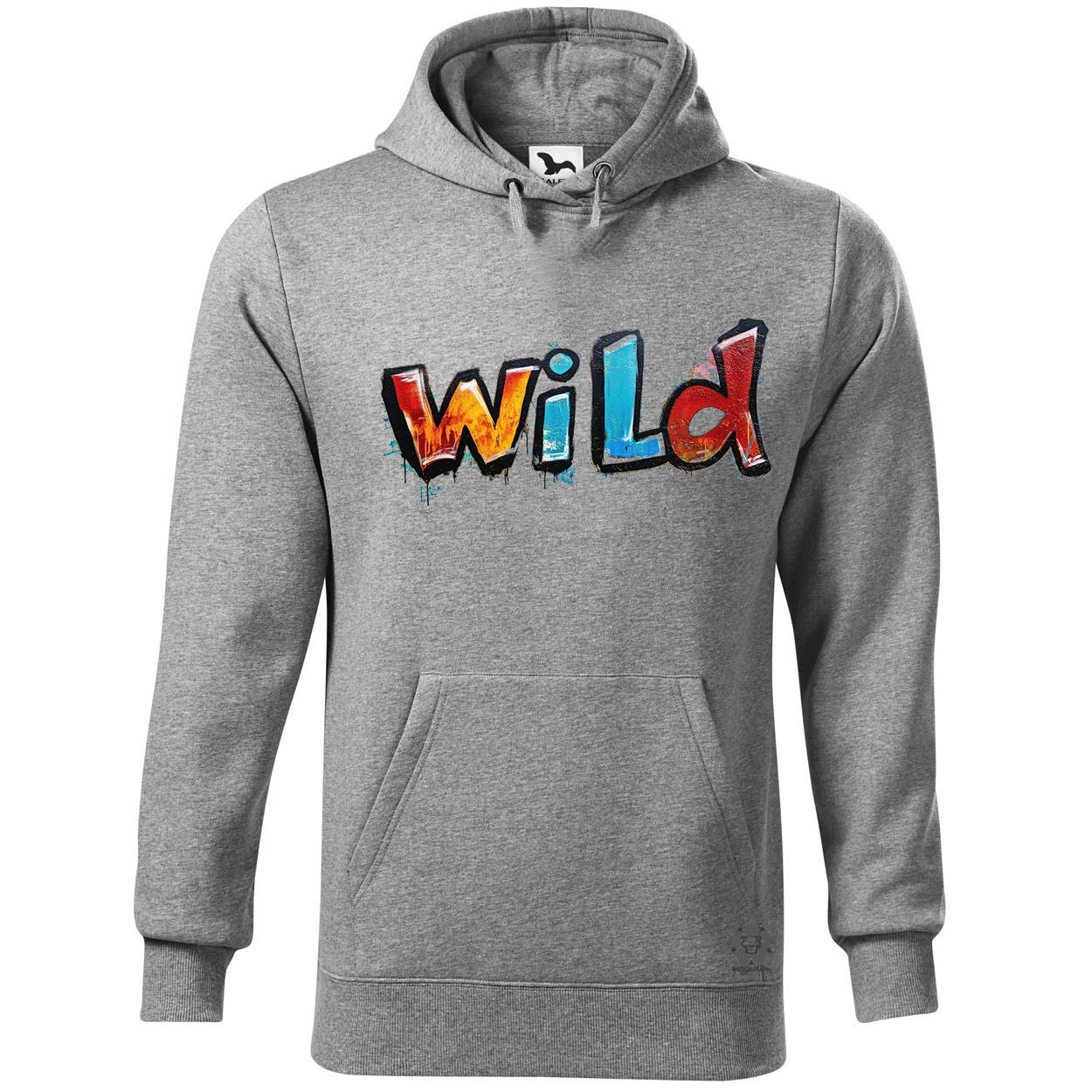 Wild felirat v2 egyedi  pulóver 