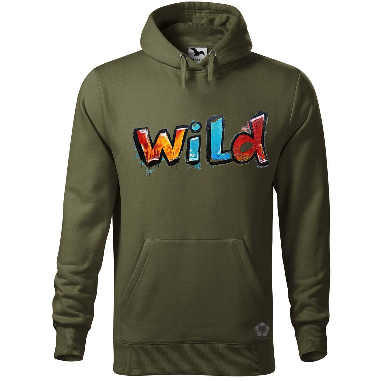 Wild felirat v2 egyedi  pulóver 