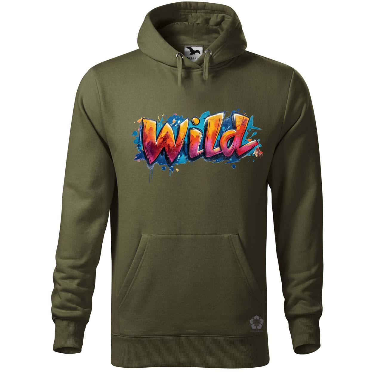 Wild felirat v4 egyedi  pulóver 