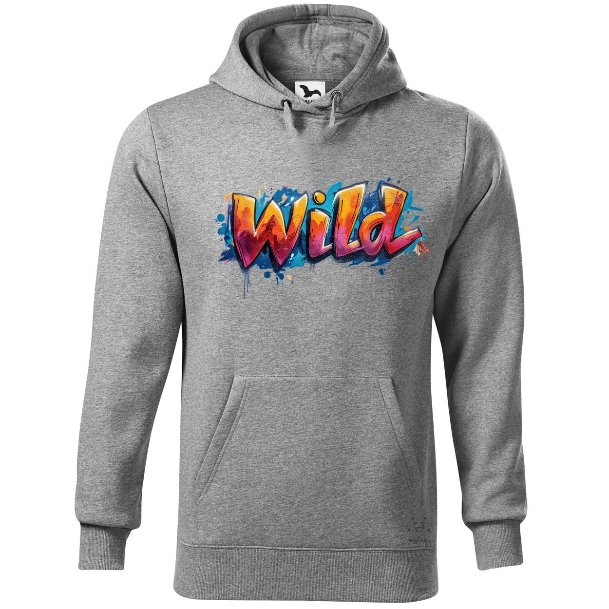 Wild felirat v4 egyedi  pulóver 
