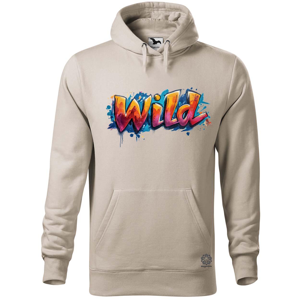 Wild felirat v4 egyedi  pulóver 