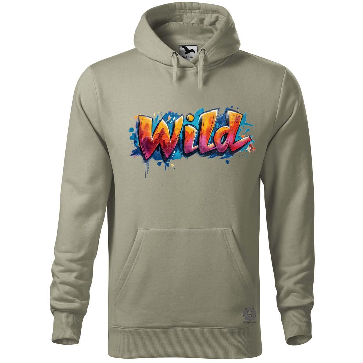 Wild felirat v4 egyedi  pulóver 