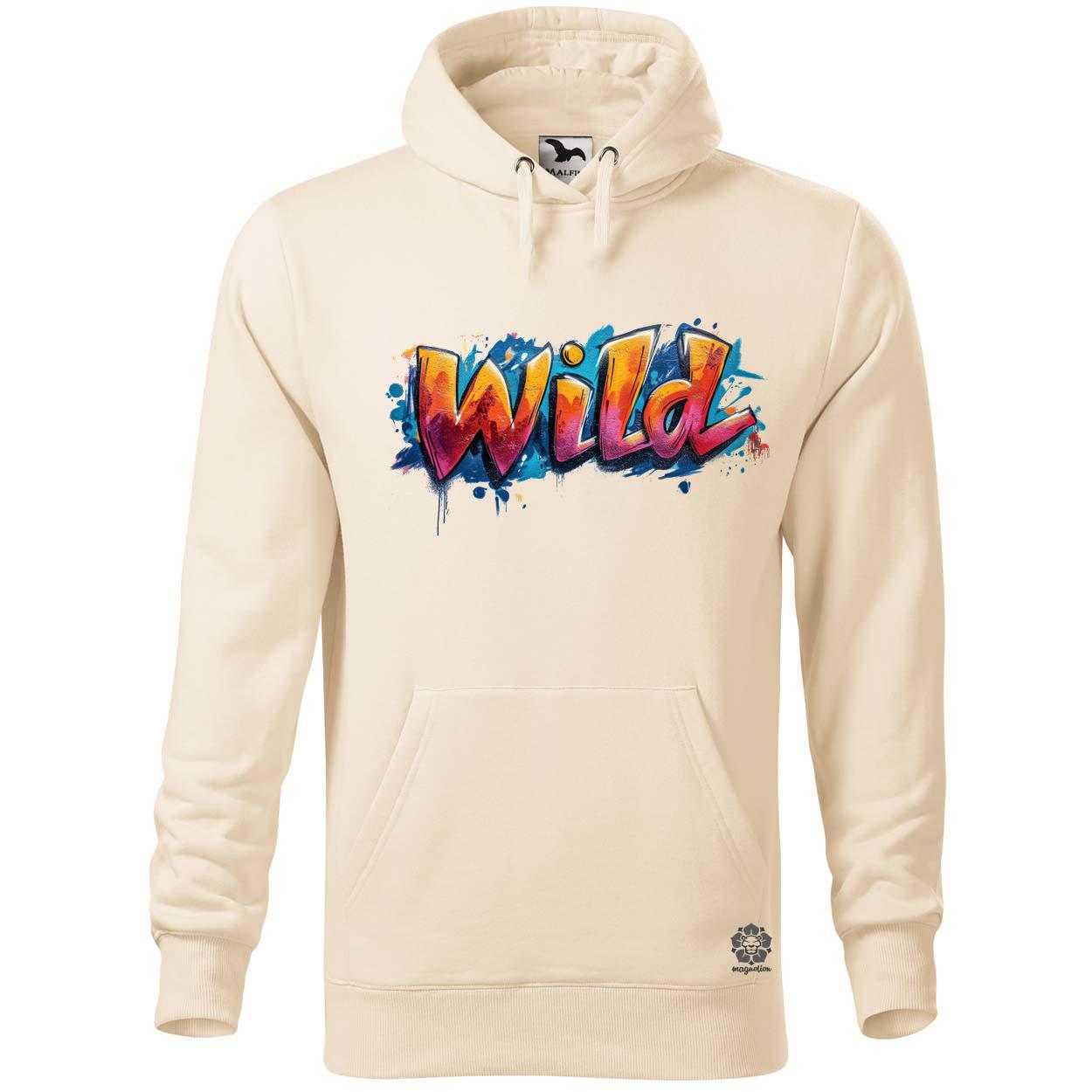 Wild felirat v4 egyedi  pulóver 