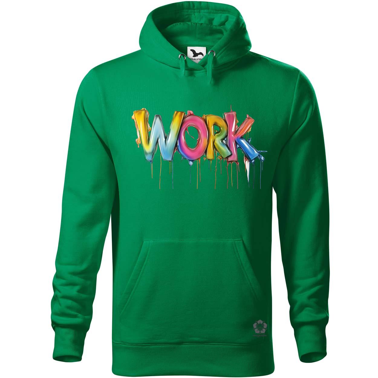Work felirat v2 egyedi  pulóver 