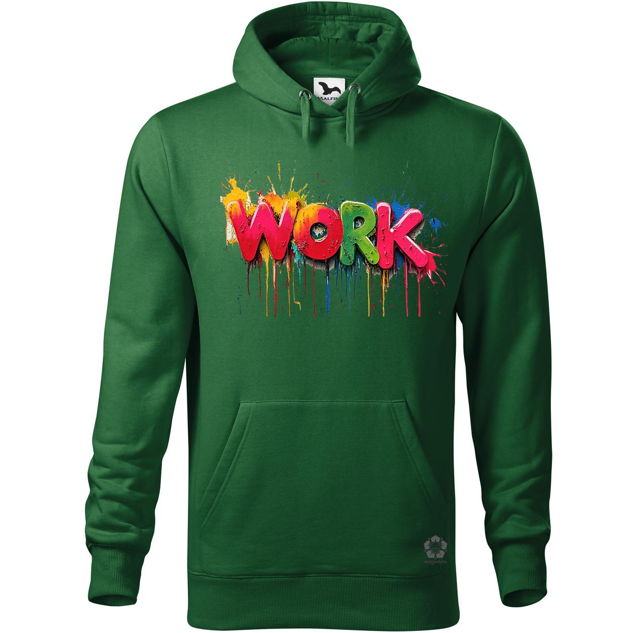 Work felirat v4 egyedi  pulóver 