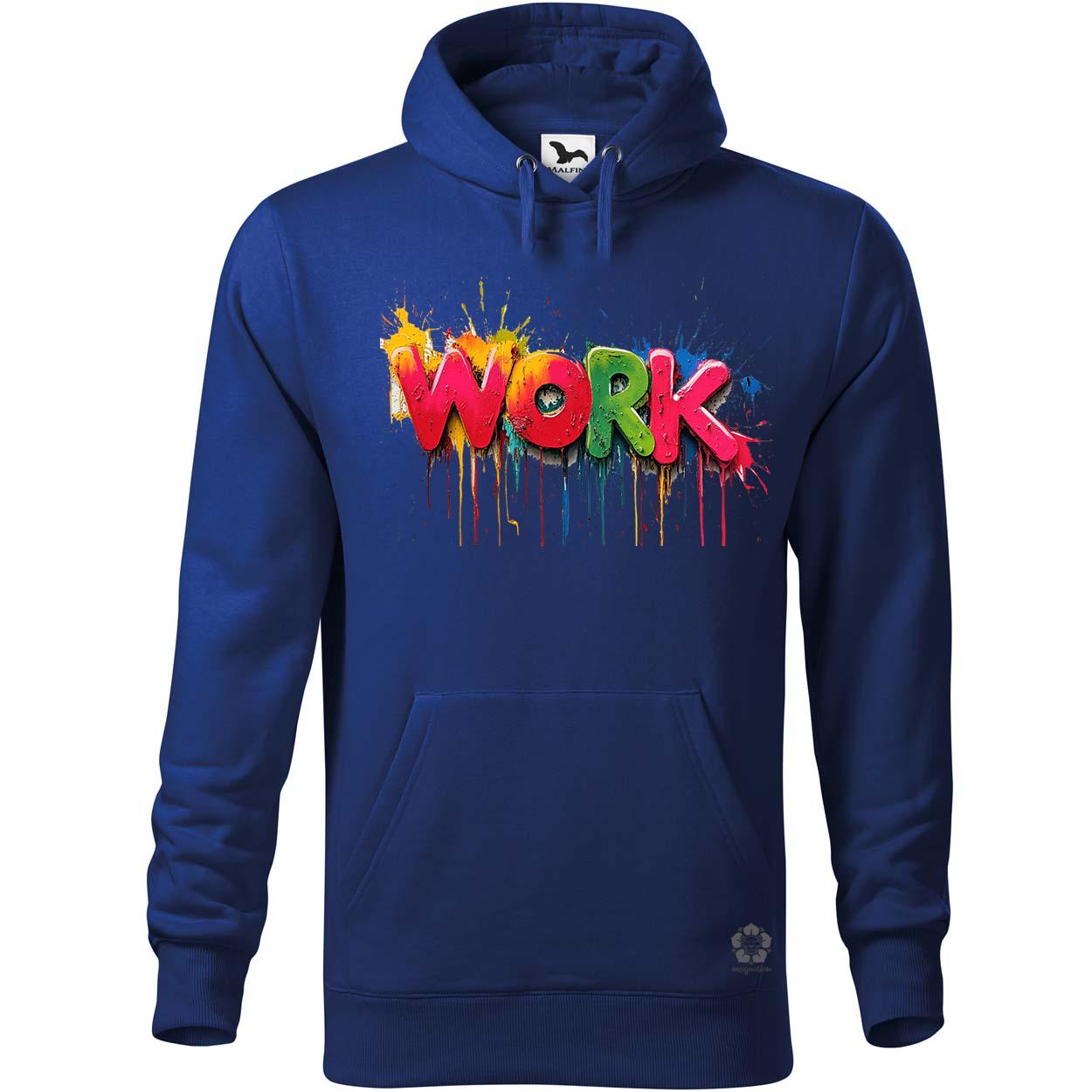 Work felirat v4 egyedi  pulóver 