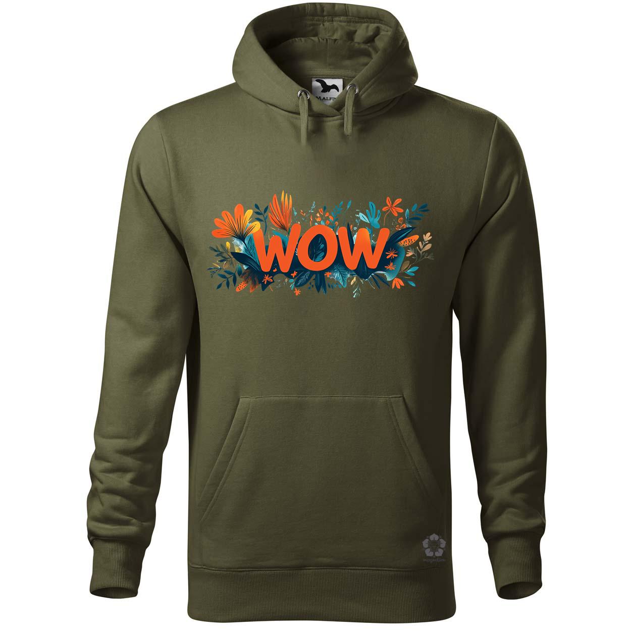 WOW felirat v2 egyedi  pulóver 