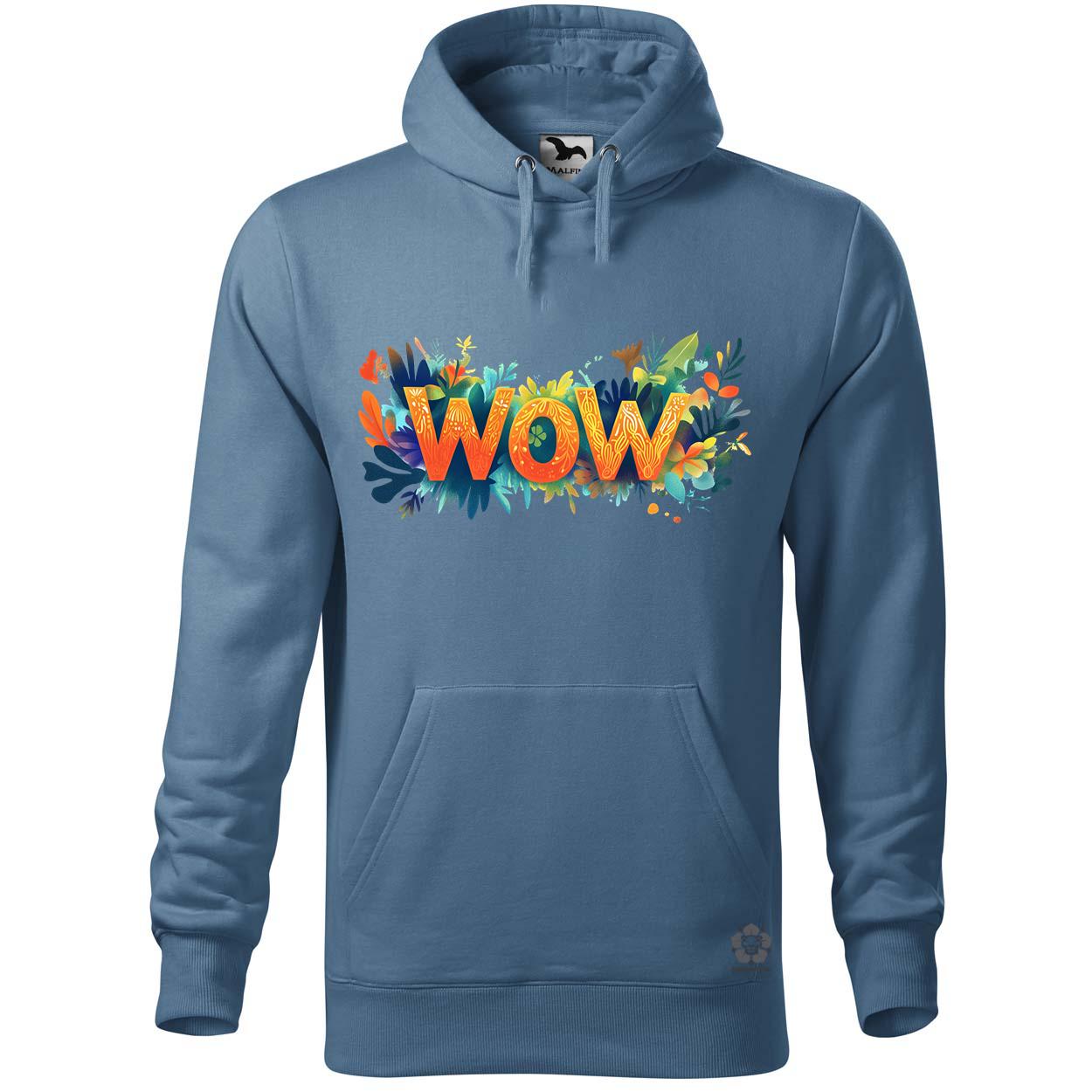 WOW felirat v3 egyedi  pulóver 