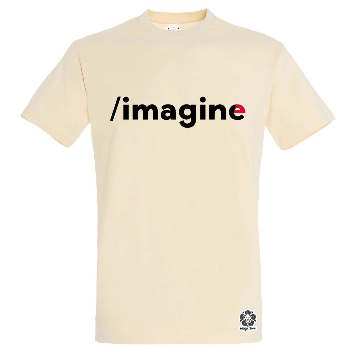Imagine v1 egyedi póló 