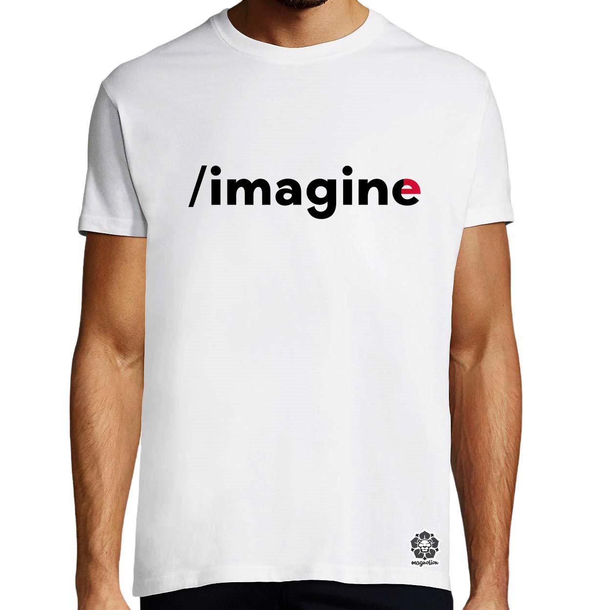 Imagine v1 egyedi póló 