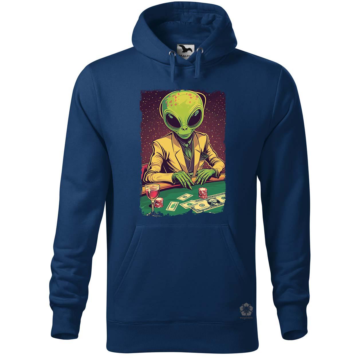Alien póker v1 egyedi  pulóver 