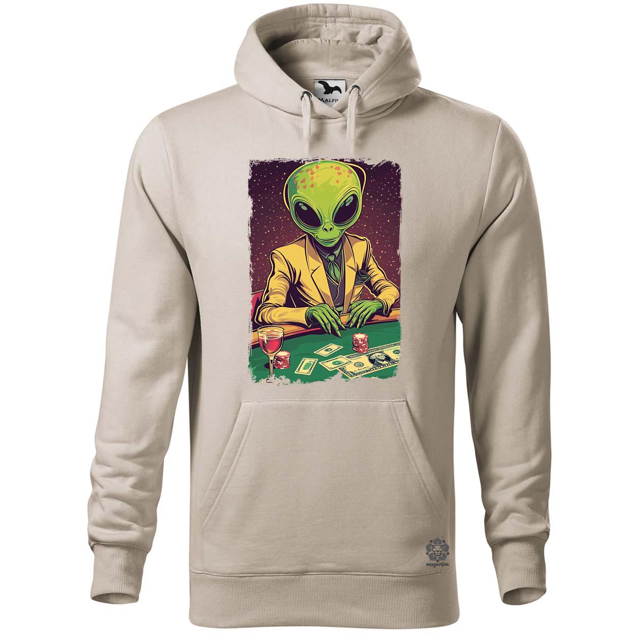 Alien póker v1 egyedi  pulóver 