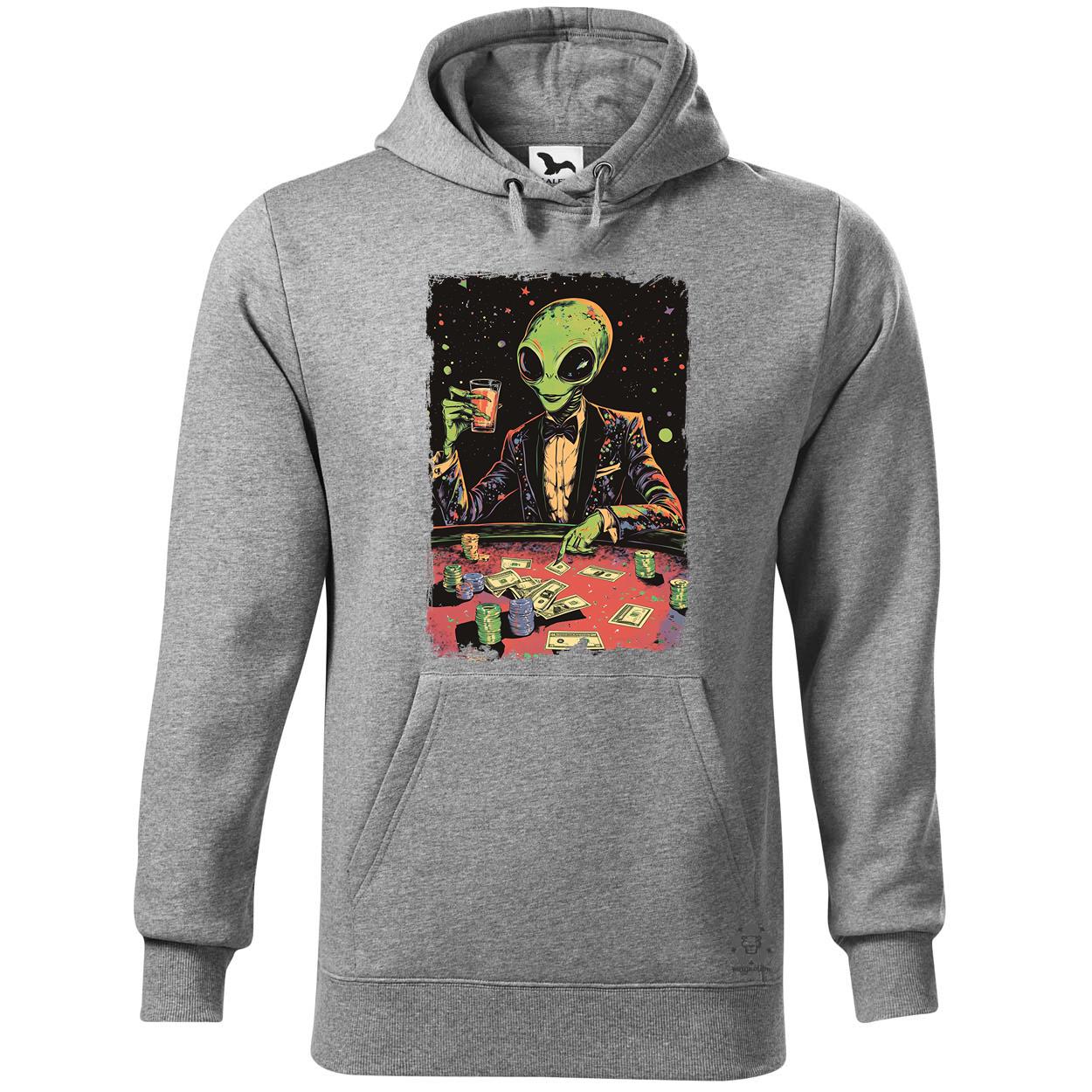 Alien póker v2 egyedi  pulóver 
