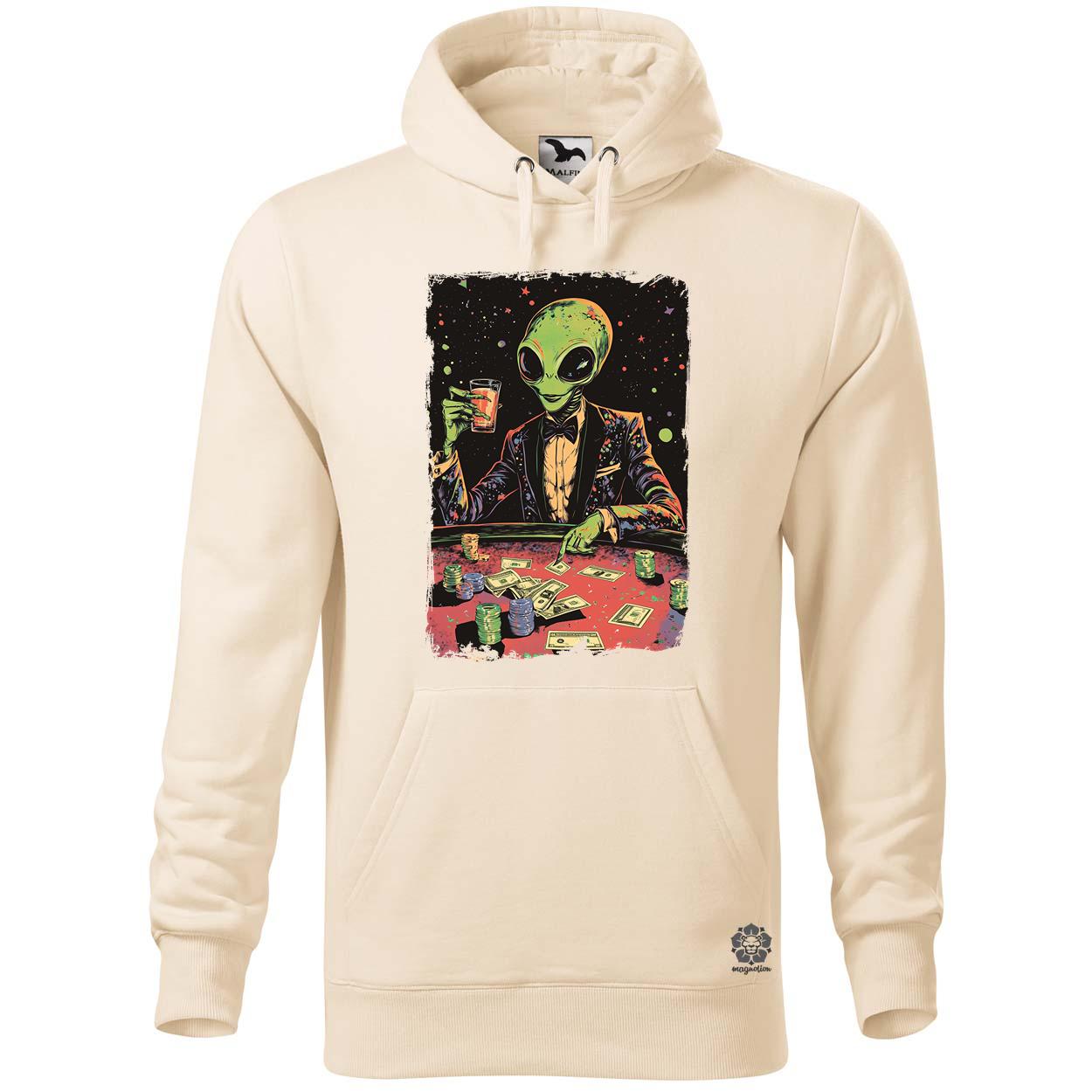 Alien póker v2 egyedi  pulóver 
