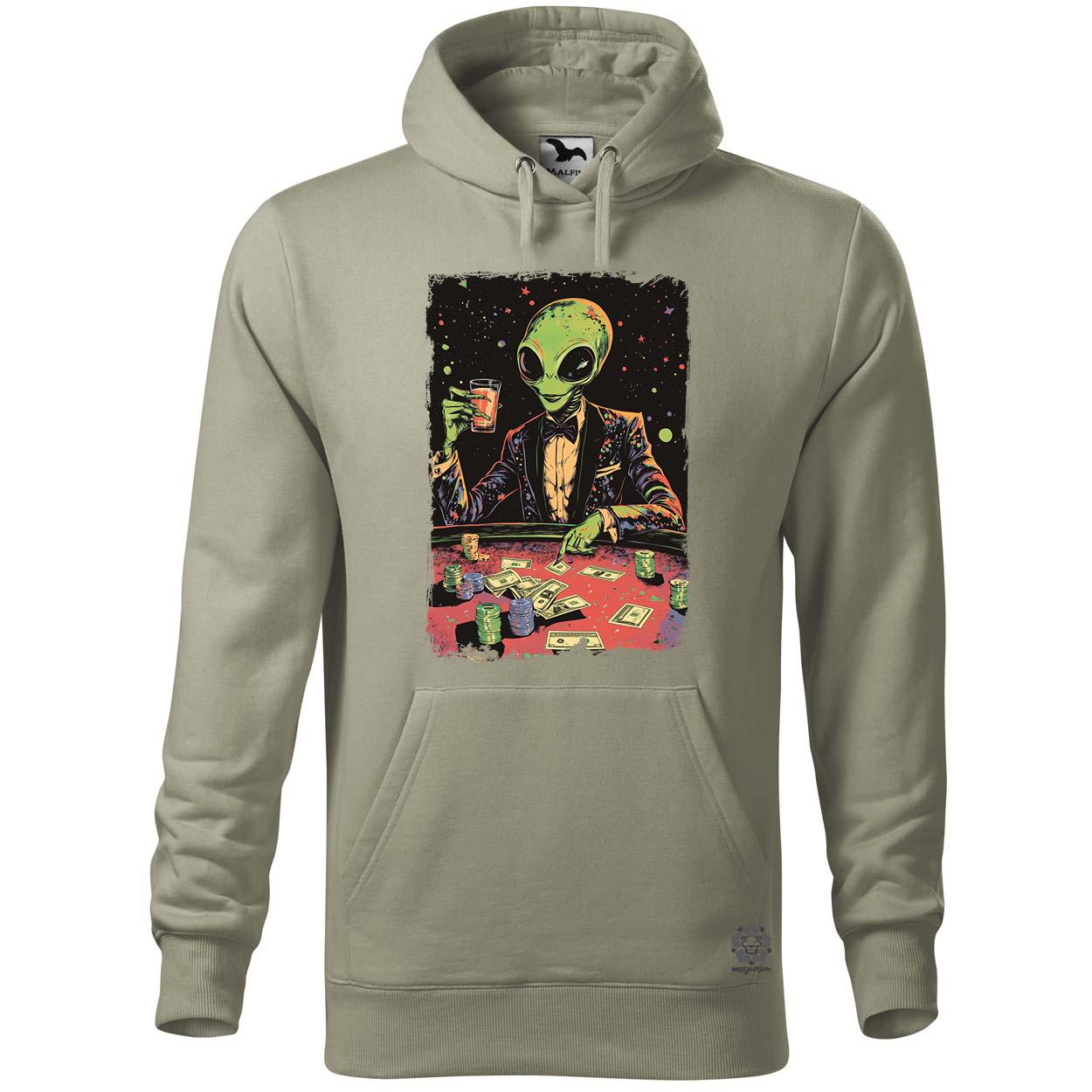 Alien póker v2 egyedi  pulóver 