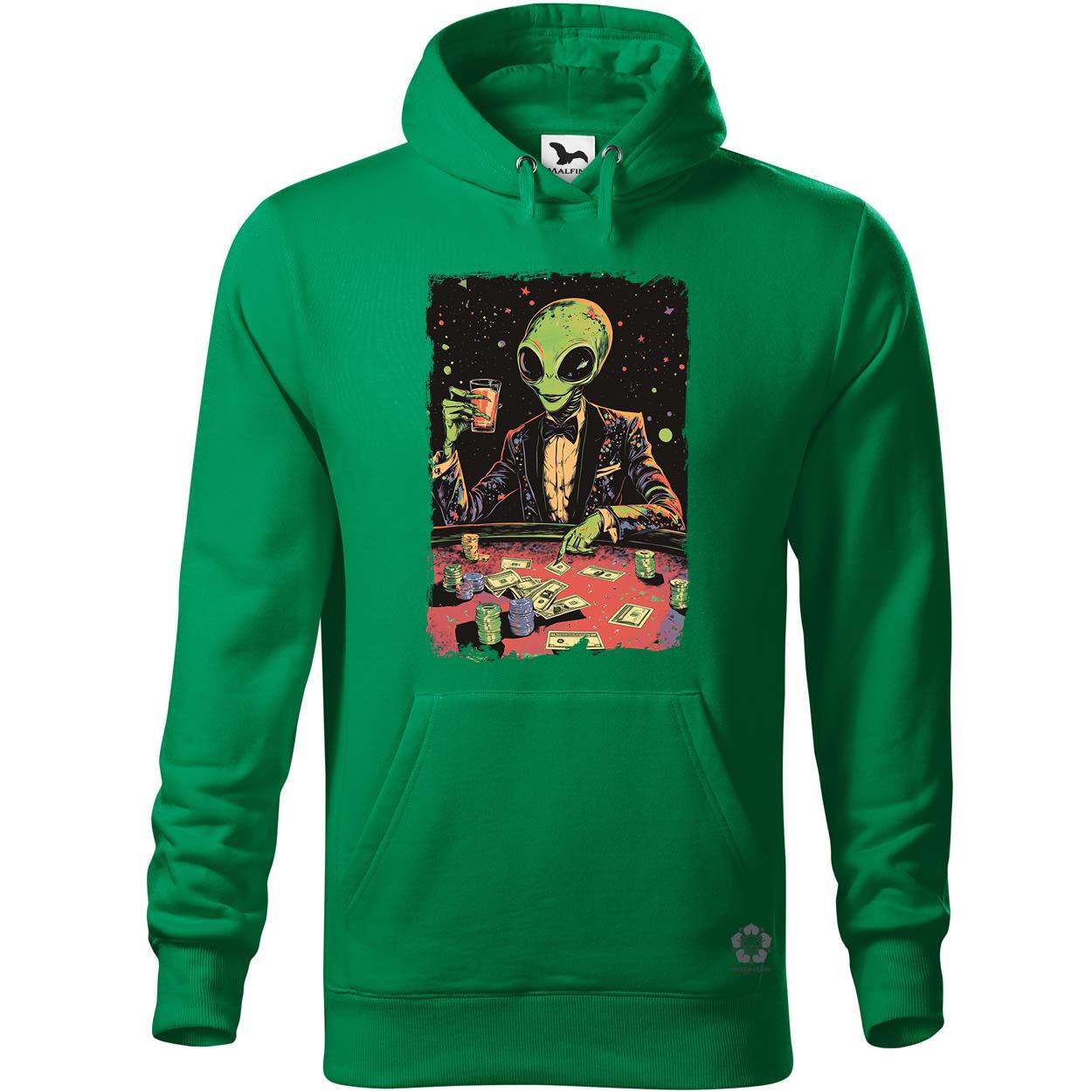 Alien póker v2 egyedi  pulóver 