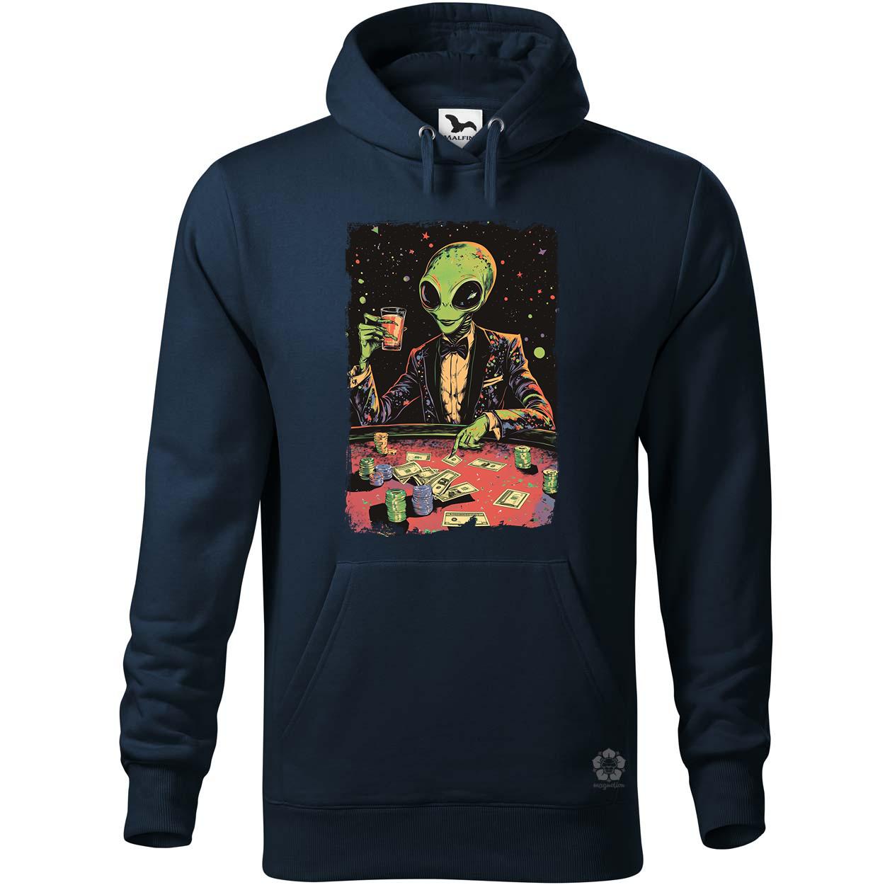 Alien póker v2 egyedi  pulóver 